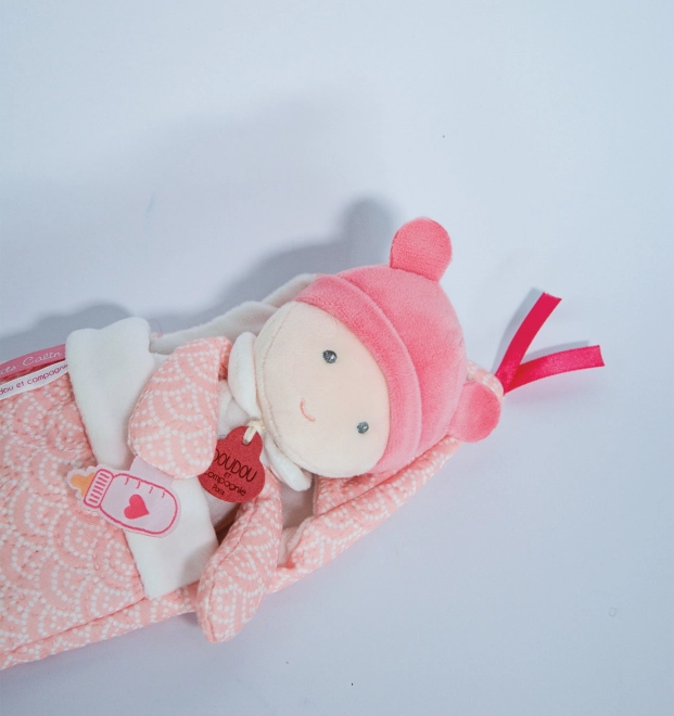 Doudou Doll with Removable Blanket 20 cm