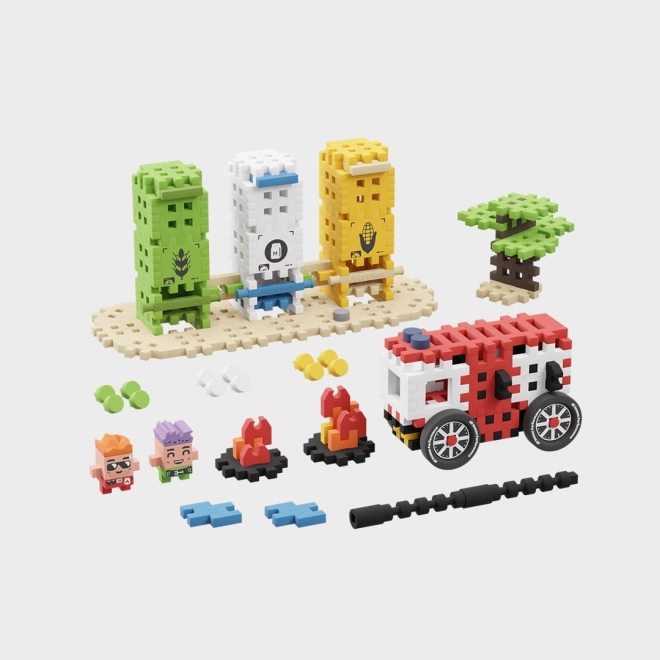 Mini Waffle City Fire Rescue Set