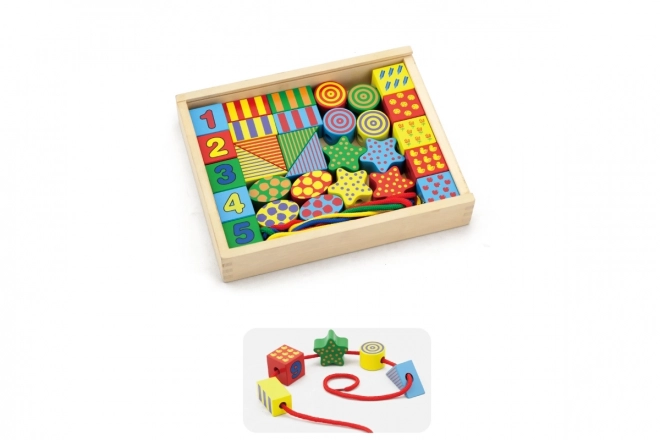 Wooden Threading Toy