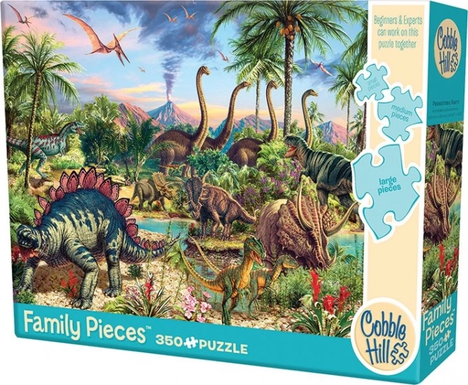 Cobble Hill Family Puzzle Prehistoric Party 350 Pieces