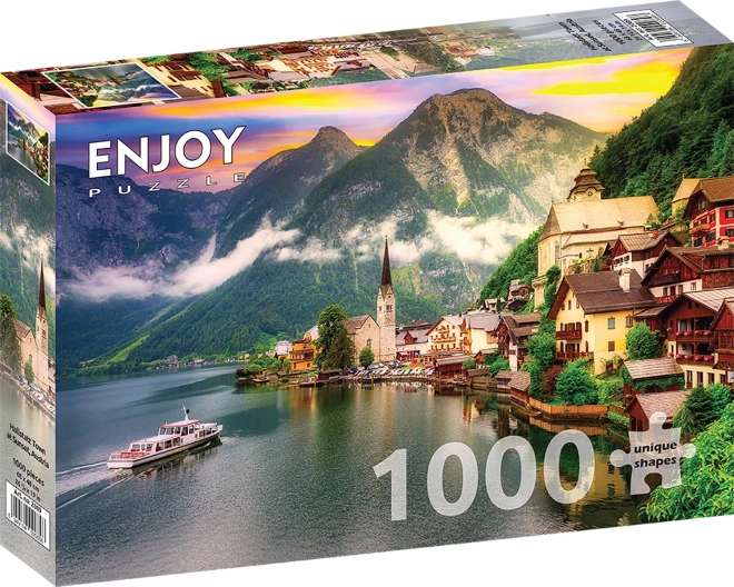 Enjoy Puzzle Hallstatt at Sunset Austria