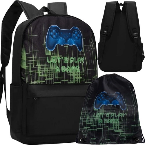 School Backpack with Gamer Design 22L