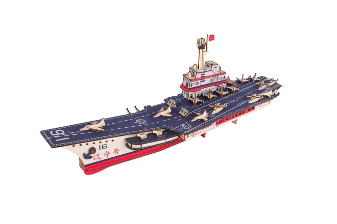 Woodcraft 3D Wooden Puzzle Aircraft Carrier Liaoning