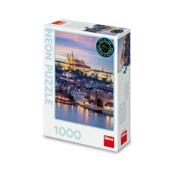 Glowing Prague Castle Jigsaw Puzzle 1000 Pieces