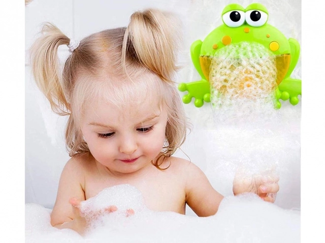 Bath Time Bubble Frog Toy with Music for Kids 18m+