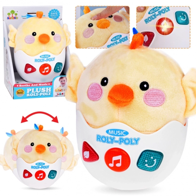 Interactive Chick Musical Toy with Lullabies and Lights