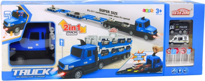 Camion che si trasforma in una pista da 211 cm