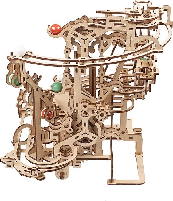 Ugears Wooden 3D Mechanical Puzzle Marble Run