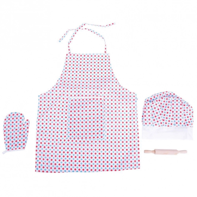 Bigjigs Toys Polka Dot Chef Set