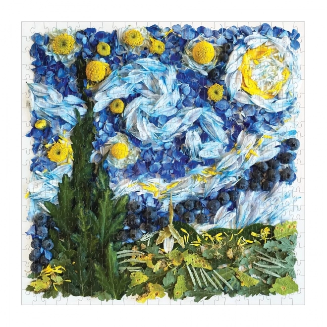 Puzzle Notte stellata di petali 500 pezzi