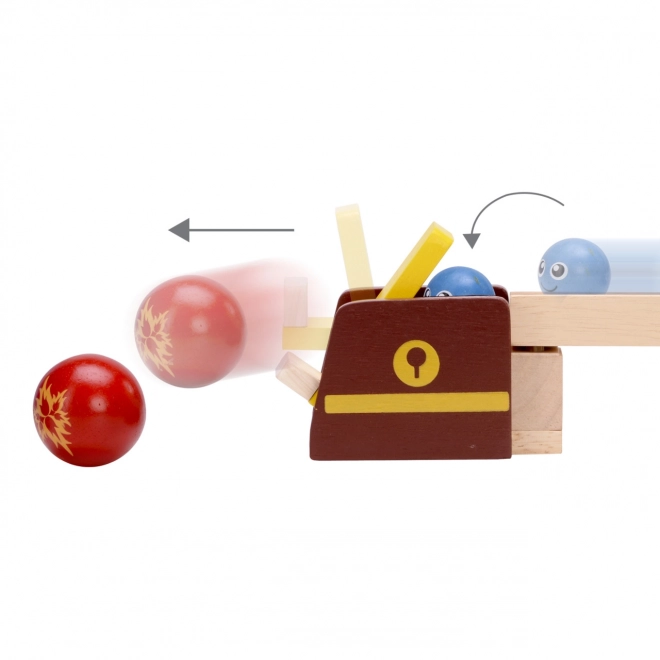 Wonderworld Wooden Marble Run - Sprinting Balls