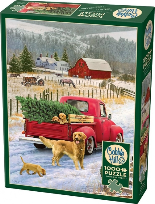 Christmas on the Farm Puzzle 1000 Pieces