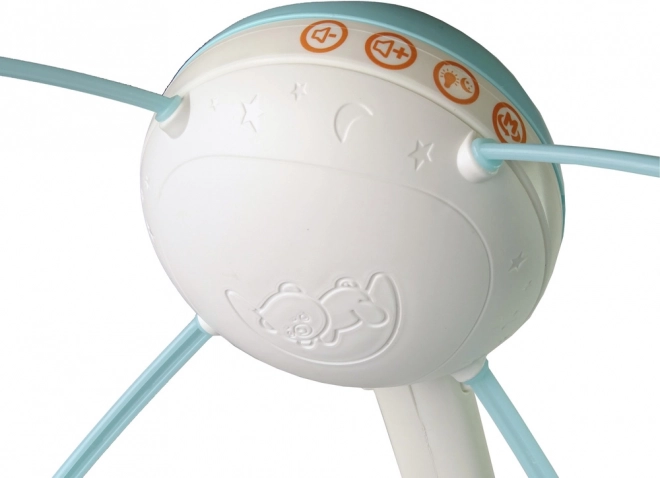 Crib Mobile with Projection Light and Remote Control Blue