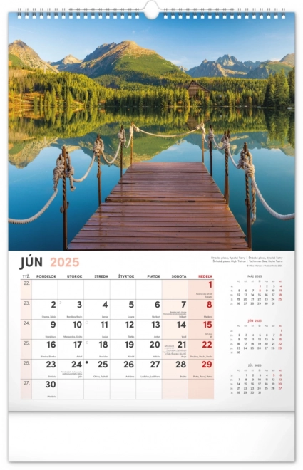 Wall Calendar Our Slovakia 2025