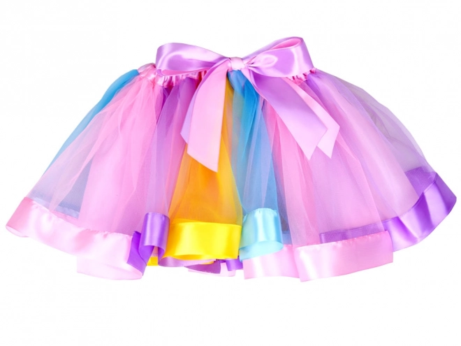 Fairy Costume with Wand and Rainbow Skirt