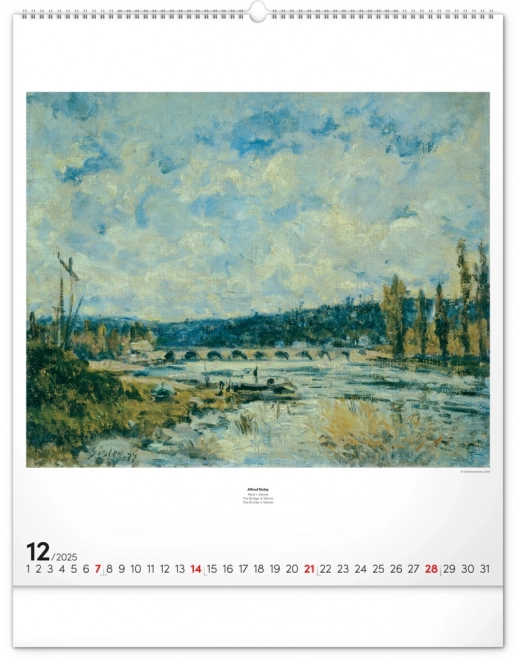 Notique Wall Calendar Impressionism 2025