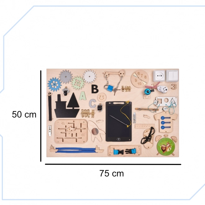 Wooden Sensory Manipulation Board