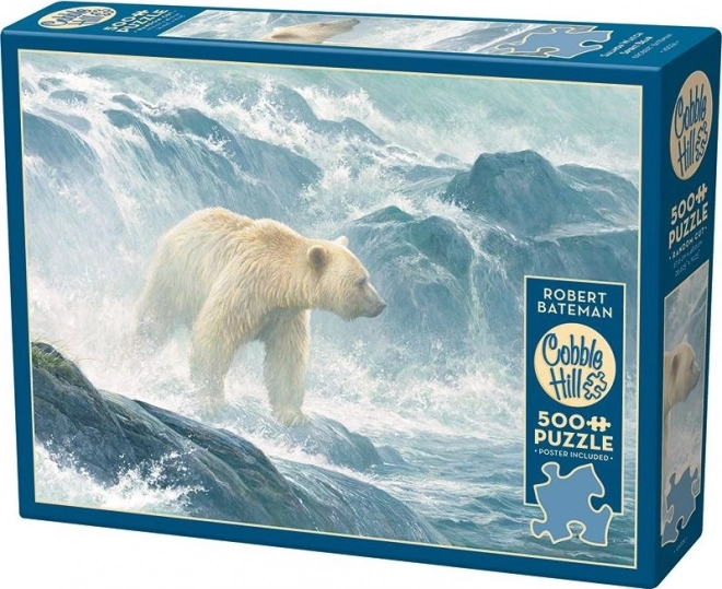 Cobble Hill Salmon Catching Polar Bear Puzzle 500 Pieces