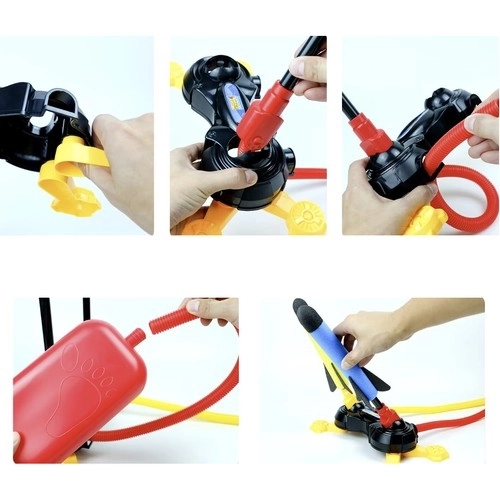 Double Foam Rocket Launcher for Kids