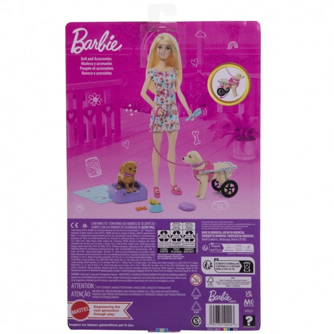 Barbie and Dog with Wheelchair