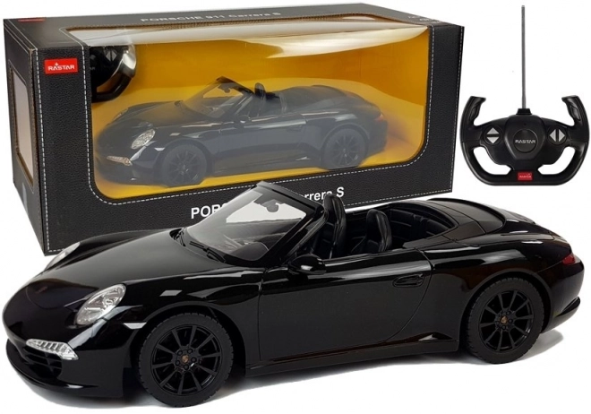 remote control porsche 911 carrera s 1:12 black