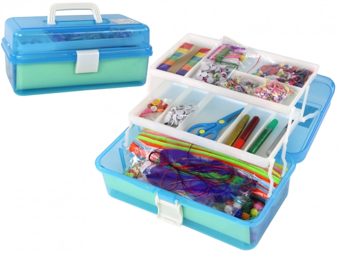 Blue Expandable Art Kit for Kids