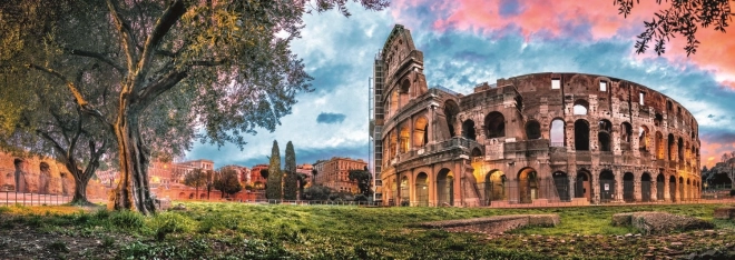 Morning View Panoramic Puzzle of the Colosseum