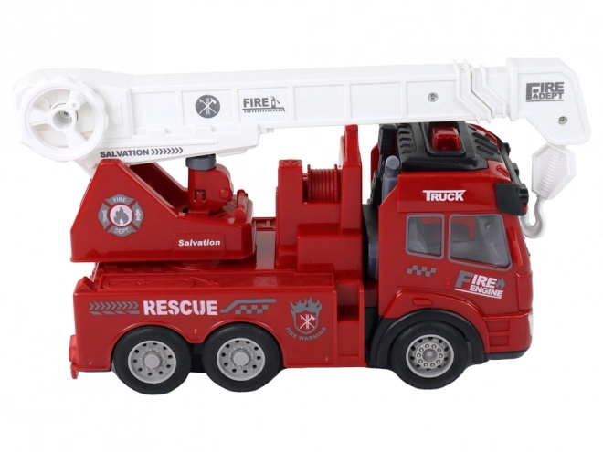 Remote Control Fire Truck with Crane