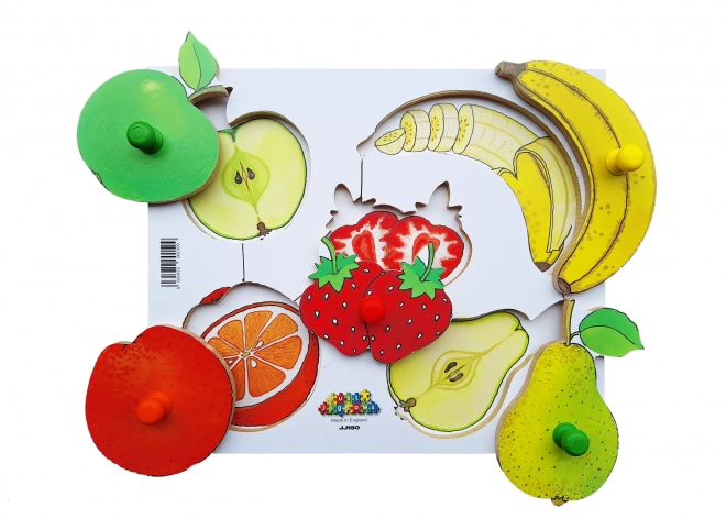 Fruit Cutting Wooden Puzzle by Just Jigsaws