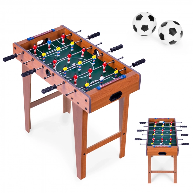 wooden tabletop foosball game ecotoys