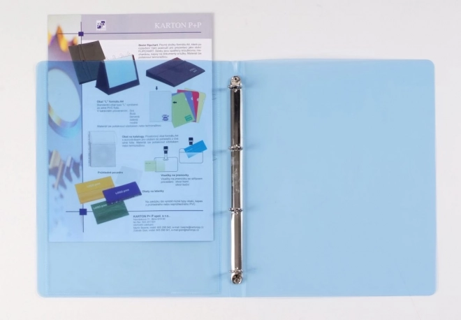 Opaline Blue A4 Presentation Ring Binder