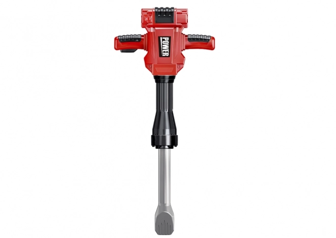 Red Battery-Powered Toy Hammer Drill