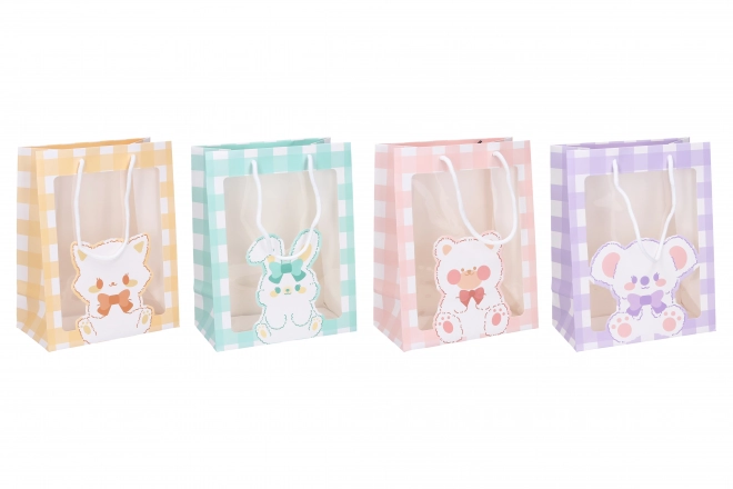 Gift Bag with Window Medium for Kids