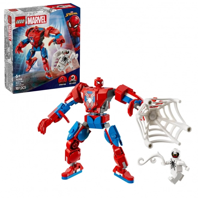 Lego Spider-Man vs Anti-Venom Mech Battle