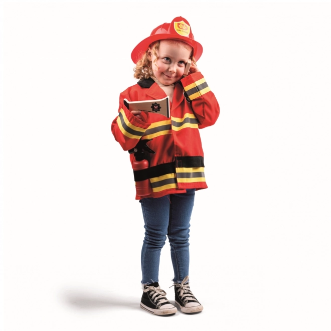 Children's Firefighter Costume by Bigjigs Toys