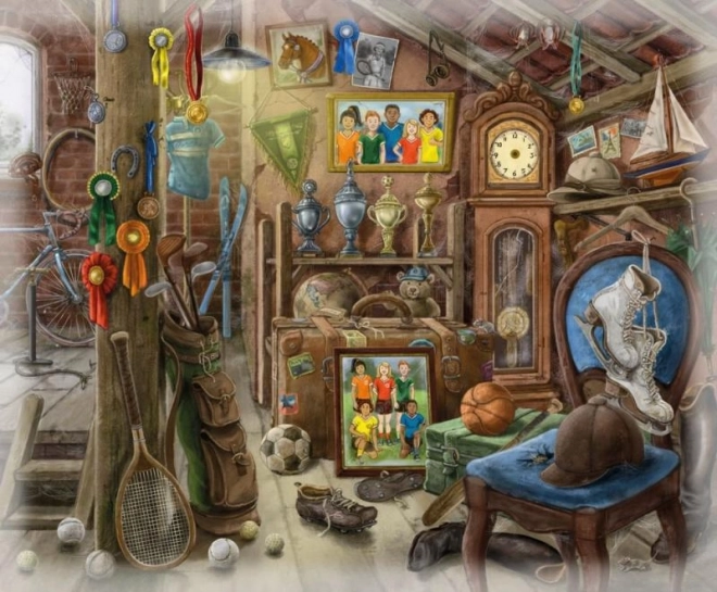 Ravensburger Escape Puzzle Haunted Mansion Attic Adventure