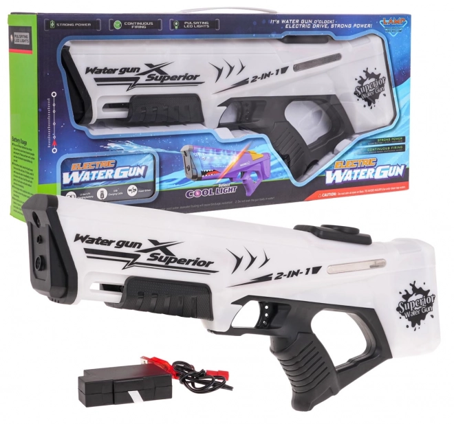 Water Gun with Light Function Black