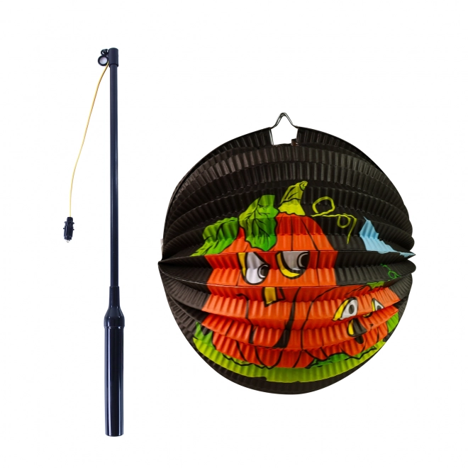 Halloween Pumpkin Lantern with Glowing Wand