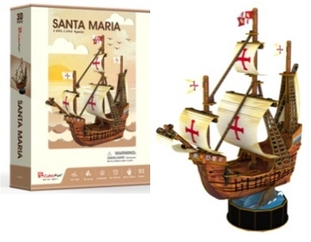 CubicFun 3D Puzzle Santa Maria Ship