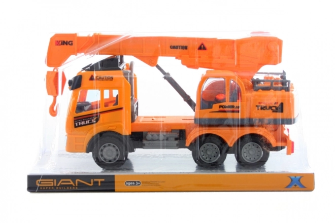 Friction-Powered Crane Truck