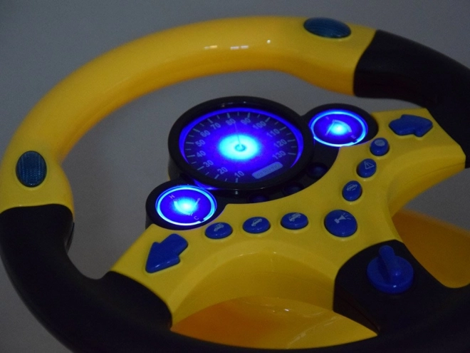 Interactive Steering Wheel Set With Sounds