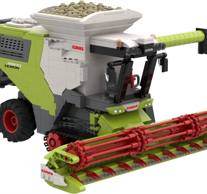 Construction Kit Brixies Plus Claas Lexion 8900 Terra Trac with Trailer