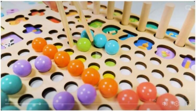 Wooden Bead Puzzle Toy