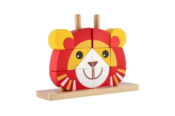 Wooden Lion Puzzle