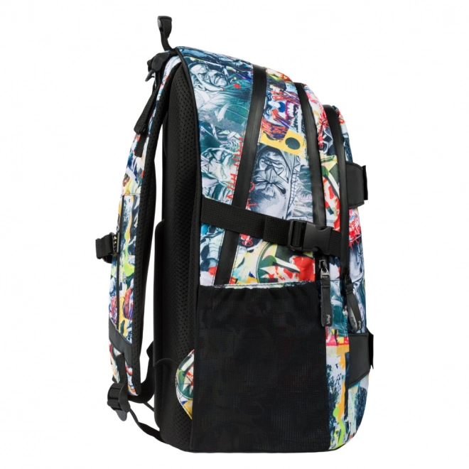 Baagl School Backpack Skate BATMAN Comics