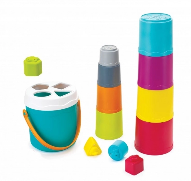 Colorful Cup Stacking Tower Set