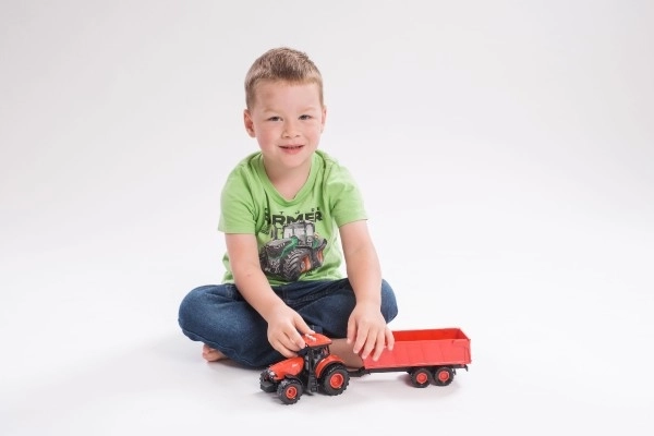 Plastic Tractor Zetor with Trailer