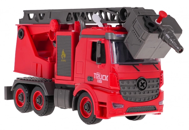 Interactive Fire Truck with Sound and Water Functions