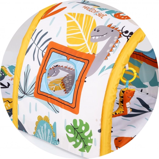 Supports crawling thanks to the play tunnel