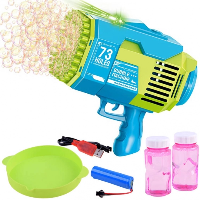 Soap Bubble Bazooka Toy – blue